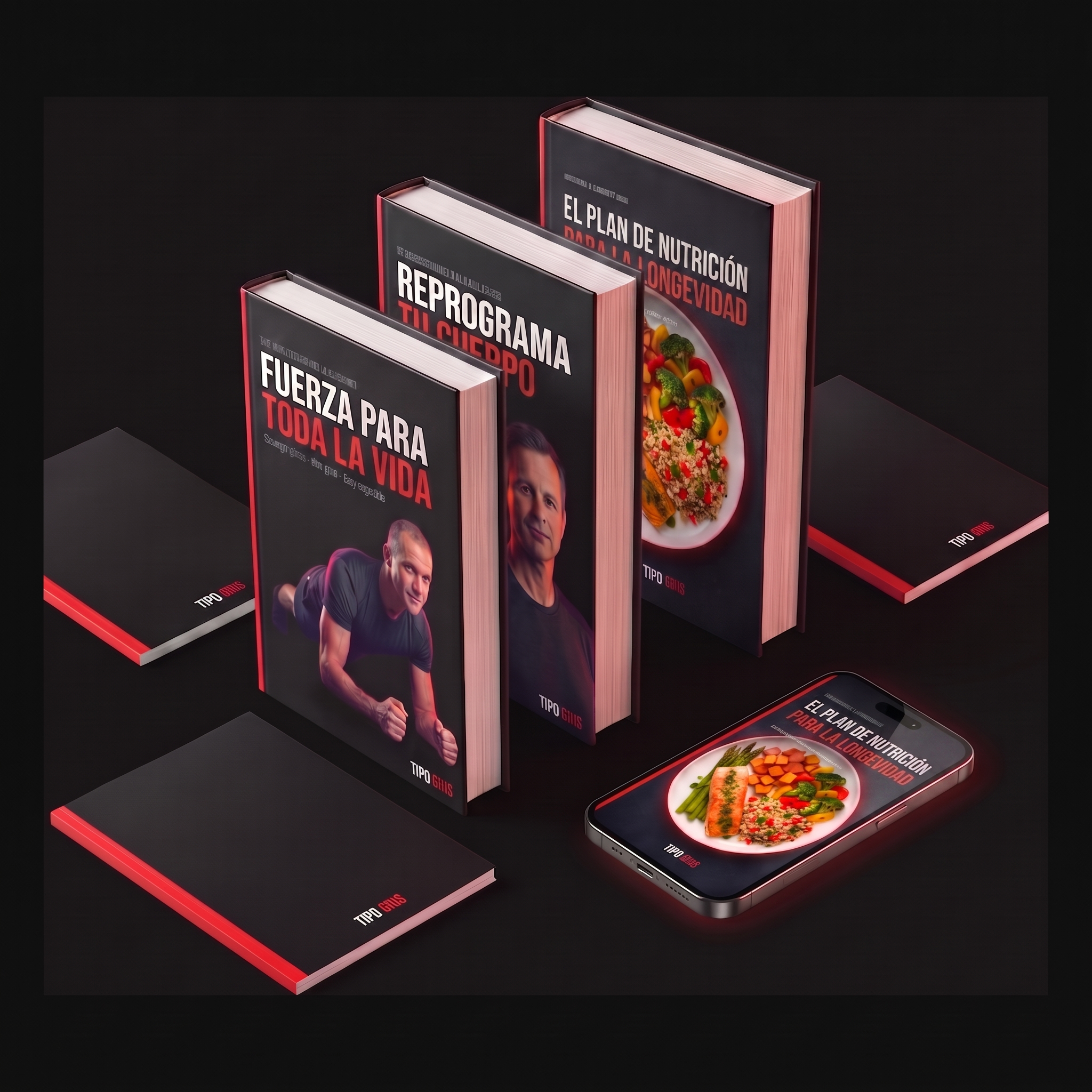 Colección completa en PDF: las 3 guías principales más las guías de bonos